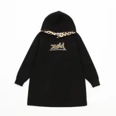 【X-girl Stages】ダンボールニットパーカワンピース 110cm