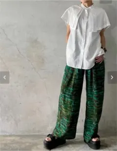 【最終お値下げしました】TRANOI トラノイ　ブラウス　シャツ