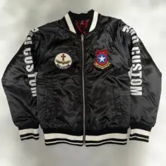 ラッドカスタム 140リバーシブルジャケット黒×レオパードお買い得‼︎