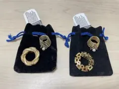 スカーフ用ヴィンテージブローチ4点セット