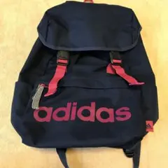 adidas リュック　通学　ネイビー　ピンク　紺