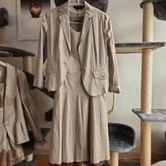 INÉD ノースリーブワンピースとジャケットセット