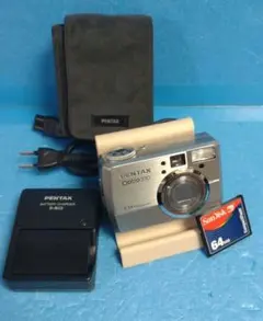 【動作確認済】PENTAX Optio 330GS 単3電池使用 動作確認済】 PENTAX Optio 330GS 単三電池駆動 コンデジ - メルカリ