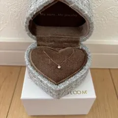 BLOOM ネックレス 一粒石 ピンクゴールドカラー