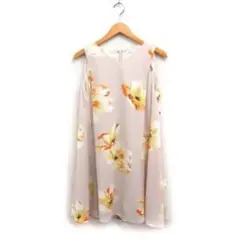 FRAY I.D フレイアイディー　ワンピース Vネック ノースリーブ 花柄