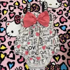 ❤︎可愛いリボン付きロンパース❤︎