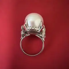 美品】Pt850 本真珠 グレーパール リング 11〜12号 昭和レトロ - メルカリ