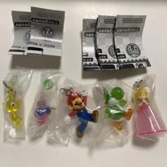 羽ピクミン　黄ピクミン　マリオ　ヨッシー　ピーチ姫　めじるしアクセサリー
