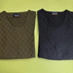 ニコルCLUB 黒&カーキ　2枚セット