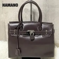超希少！濱野皮革工藝 サンピエトロ クロコダイル ハンドバッグ 貴石 