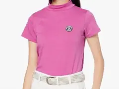 新品Jack Bunnyジャックバニーレディース半袖ハイネックシャツモックネック