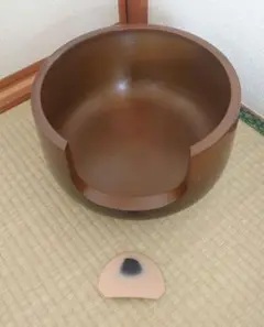唐銅 秋元宗幹作 面取風炉 銅製風炉 道安風炉 鉄製五徳 前瓦 底瓦付 茶道具 唐銅 秋元宗幹作 面取風炉 銅製風炉 道安風炉 鉄製五徳