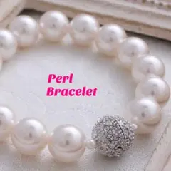 パヴェボール ブレスレット パール アクセサリー ビジュー 結婚式 パーティ
