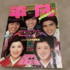 平凡 1977年2月号 雑誌 昭和レトロ
