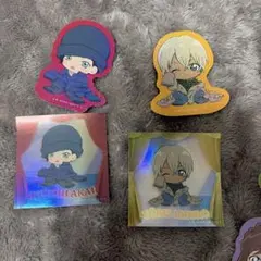 名探偵コナン ちぢませ隊ステッカーコレクション2 安室透＆赤井秀一セット