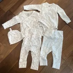 ベビー服セット（ロンパース・パンツ・帽子）
