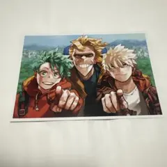 ヒロアカ 原画展 Snapshot 緑谷出久 爆豪勝己 オールマイト