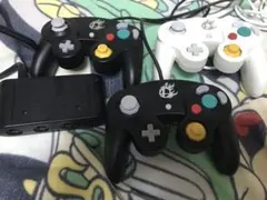 スイッチ　スマブラ　コントローラー×3 マルチタップ