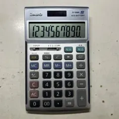 CASIO JS-10WK エコバッテリー電卓【ジャンク】