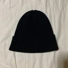 ニット帽　黒