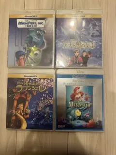 ディズニー MovieNEX 4本セット