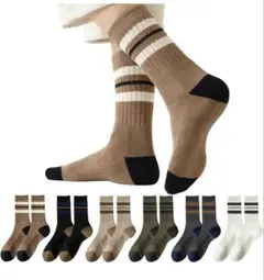 【新品未使用品】抗菌防臭ロングソックス6足セット