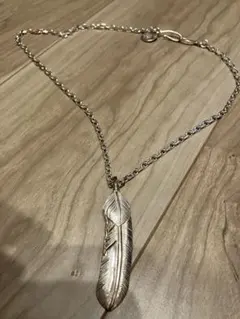 goros ゴローズ 上銀特大フェザー右向き＋太角チェーン＋SV太陽メタル 