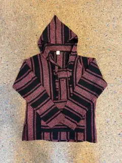 Stüssy ストライプ フーディ　ビンテージ　メキシカンパーカー Stüssy ストライプ フーディ ビンテージ メキシカンパーカー