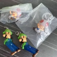マリオ　マスコットチャームコレクション　ルイージ&キノピオ