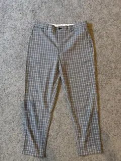 【美品】ZARA チェック柄 アングルパンツ