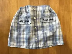 Algy チェック柄スカート XＸS 130