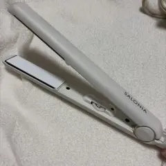 SALONIA サロニア◆ストレートヘアアイロン SL-004SW 24mm 白