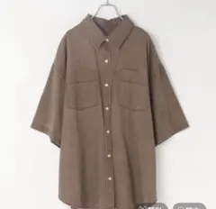 新品 ローリーズファーム アソートデニムBIGシャツSS ブラウン - メルカリ