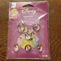 Disney プリンセス ステッカー 立体涙シール　平成レトロ