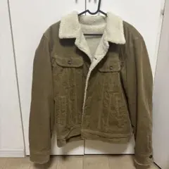 ブラウン コーデュロイ フリースジャケット 男女兼用 M 即購入可能