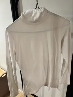 HEATTECH コットン タートルネック M ホワイト