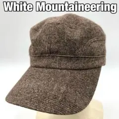 【White Mountaineering】ツイード ワークキャップ 茶 ゴルフ