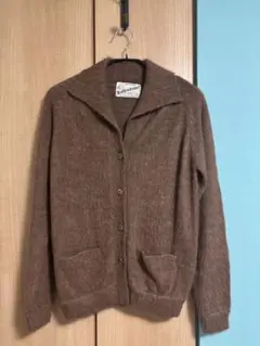 アルパカウール　ニットカーディガン　ペルー製