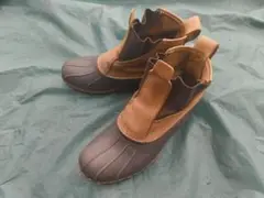 LLBean 27.5cm ブラウン サイドゴアブーツ レザー