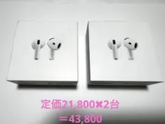 Apple AirPods 4 本体 2個セット（ノイキャン非搭載モデル）