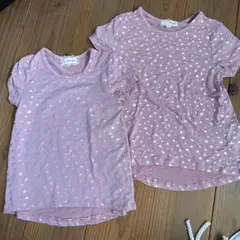 新品未使用　女の子Tシャツ姉妹　110、120のサムネイル