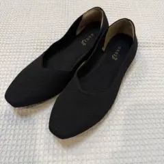 grove 洗えるニットパンプス　ブラック Sサイズのサムネイル