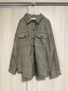 エムズエキサイト　チェック柄シャツジャケット