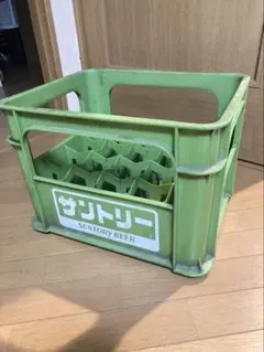 ビールケース3個 大瓶ビールケースコンテナ アサヒビール 瓶ケース 酒