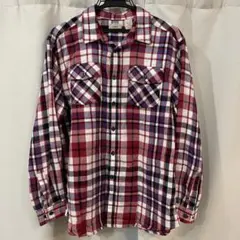 L.L.Bean ネルシャツ チェックシャツ M 綿100% 古着 ビンテージ