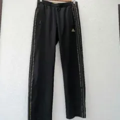 希少日本製 アディダス トラックパンツ ゴールドライン CLIMALITE S