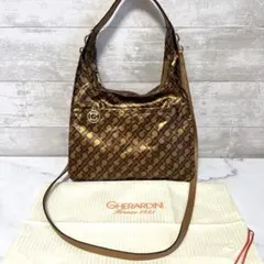 美品　GHERARDINI ソフティ 2WAY ハンドバッグ