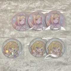 バンドリ 弦巻こころ 松原花音 カプ缶 Ani-Art スクエア缶バッジ