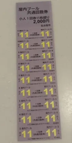 広島市 各区スポーツセンター 体育館回数券 小人用 2冊 - メルカリ