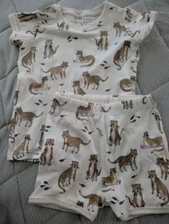 next ヒョウ柄 Tシャツとショートパンツ　セットアップ